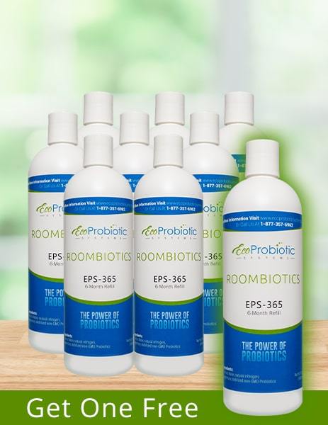 Roombiotics 4 Years Refill for EcoProbiotic System (Plus Free Bottle)
